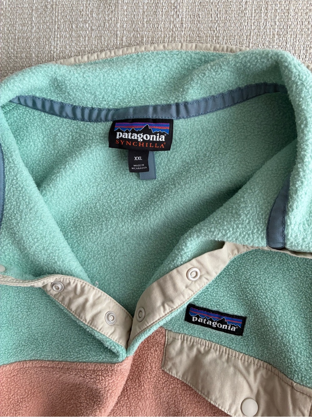 Patagonia Synchilla Jacket Women’s XXL Snap T Pullover - Picture 5 of 13